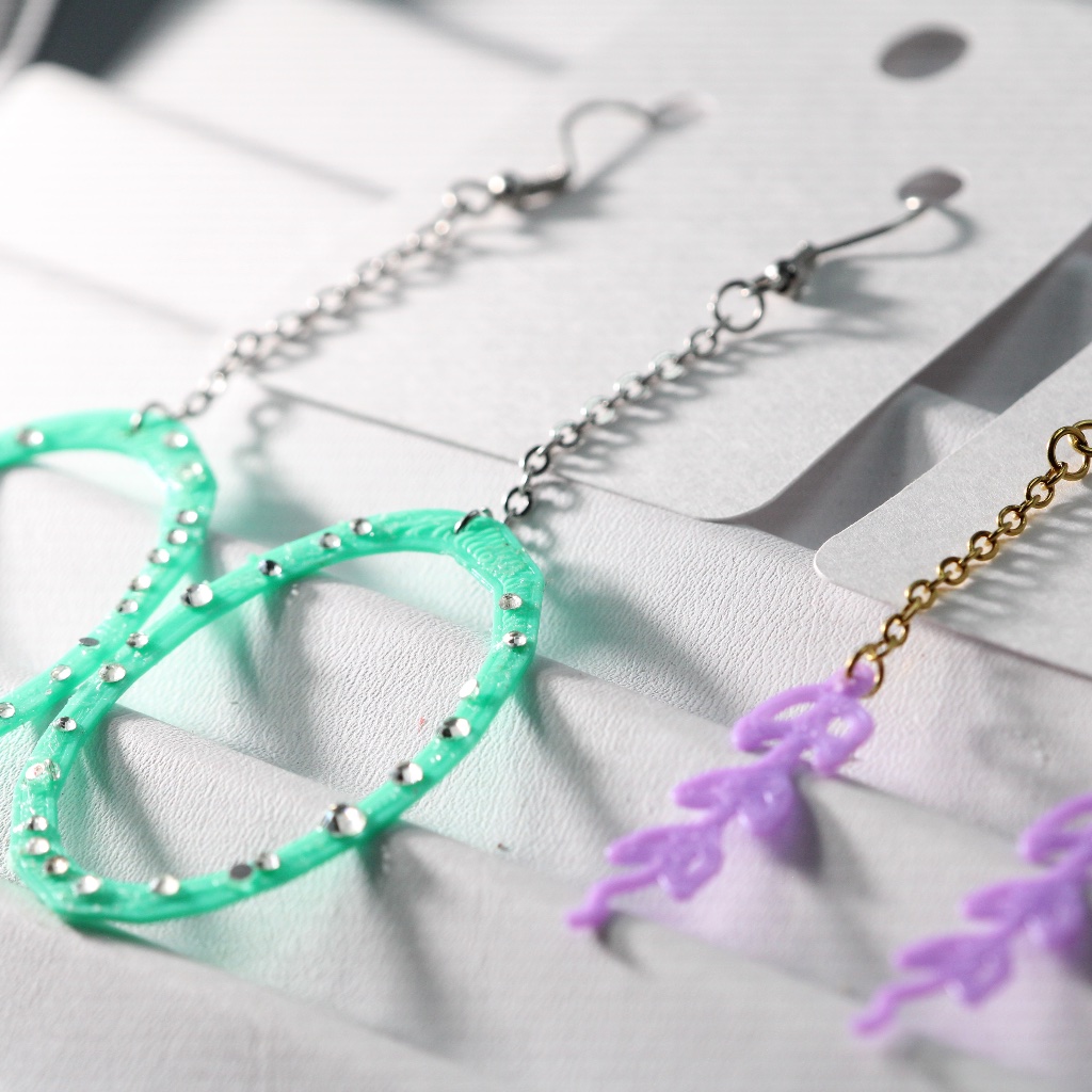 Set Of Interchange Earrings Set Of Two Pairs New